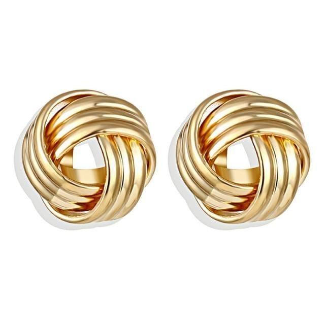 Earring Charm Jewelry 2021 Big Circle Round Hoop Earrings Statement Golden Punk Charm - Touchy Style