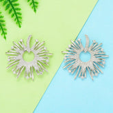 Earring Charm Jewelry 2021 Fireworks Flower Full Micro Paved Crystal Zircon Drop Earring Fashion - Touchy Style .