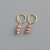 Earring Charm Jewelry Genuine 925 Sterling Silver Natural Freshwater Baroque Pearl Earrings 2021 - Touchy Style .