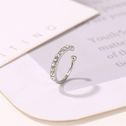 Earring Charm Jewelry Simple Metal Ear clip Minimalist Copper Geometric YOS0250 - Touchy Style