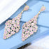 Earrings Charm Jewelry Big Long Austrian Crystal G477 - Touchy Style