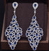 Earrings Charm Jewelry Big Long Austrian Crystal G477 - Touchy Style