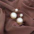 Earrings Charm Jewelry Big Pearl Korean Style 