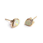 Earrings Charm Jewelry Exquisite Rhombic Blue Opal Fashion 