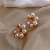 Earrings Charm Jewelry Fashion Rounded Pearl XYS0213 - Touchy Style