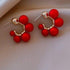 Earrings Charm Jewelry Fashion Rounded Pearl XYS0213 - Touchy Style