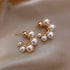 Earrings Charm Jewelry Fashion Rounded Pearl XYS0213 - Touchy Style