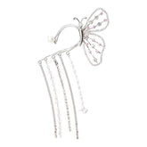 Earrings Charm Jewelry Rhinestone Big Butterfly Fashion - Touchy Style .