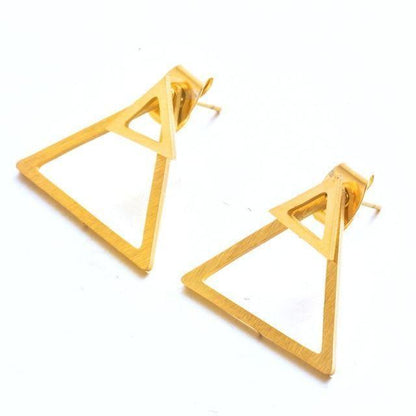 Earrings Charm Jewelry Simple Mini Geometric Shapes 