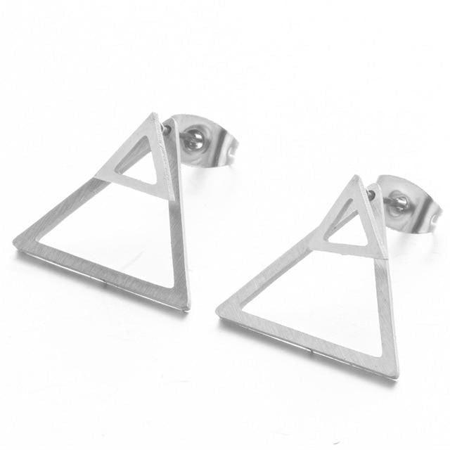 Earrings Charm Jewelry Simple Mini Geometric Shapes 