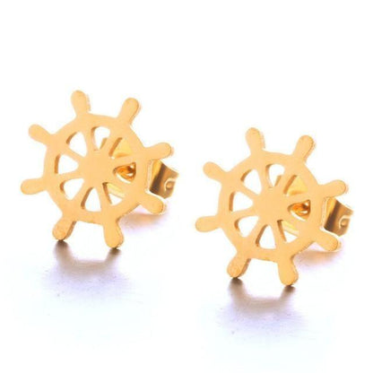 Earrings Charm Jewelry Simple Mini Geometric Shapes 