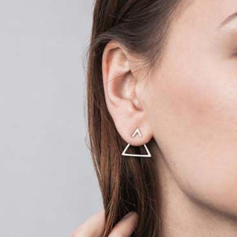 Earrings Charm Jewelry Simple Mini Geometric Shapes 