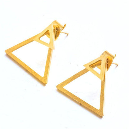 Earrings Charm Jewelry Simple Mini Geometric Shapes 