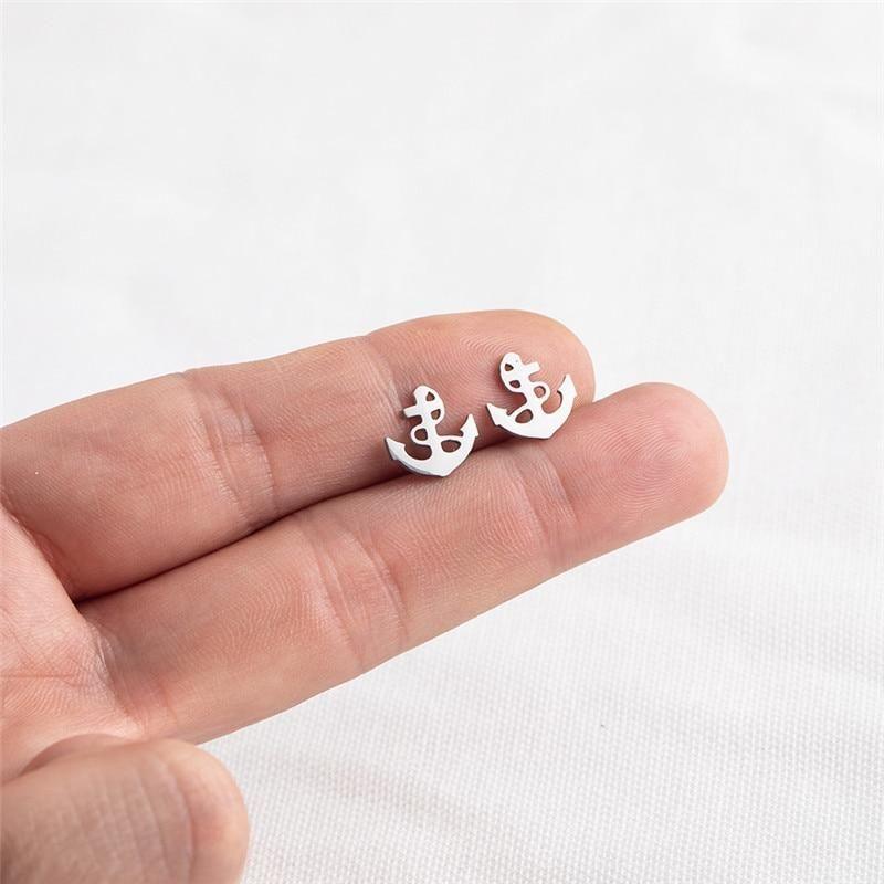 Earrings Charm Jewelry Simple Mini Geometric Shapes 