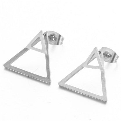 Earrings Charm Jewelry Simple Mini Geometric Shapes 