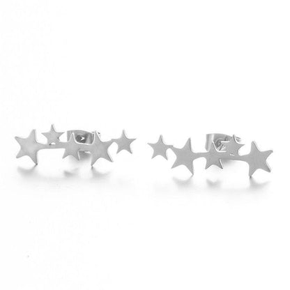 Earrings Charm Jewelry Simple Mini Geometric Shapes 