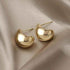 Earrings Charm Jewelry Simple Shape Golden Accessory XYS102 - Touchy Style .