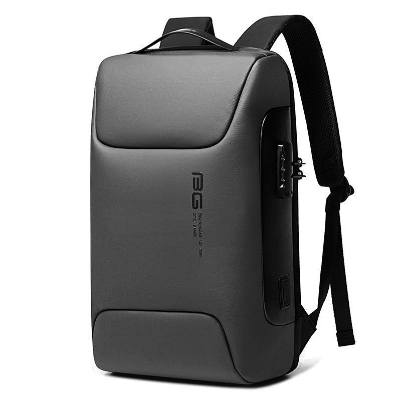 External Frame Oxford Black Cool Backpack Laptop Multifunctional WaterProof Business Bag MCBCOS40 - Touchy Style