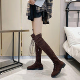 Fabric Over Knee High Boots Women&