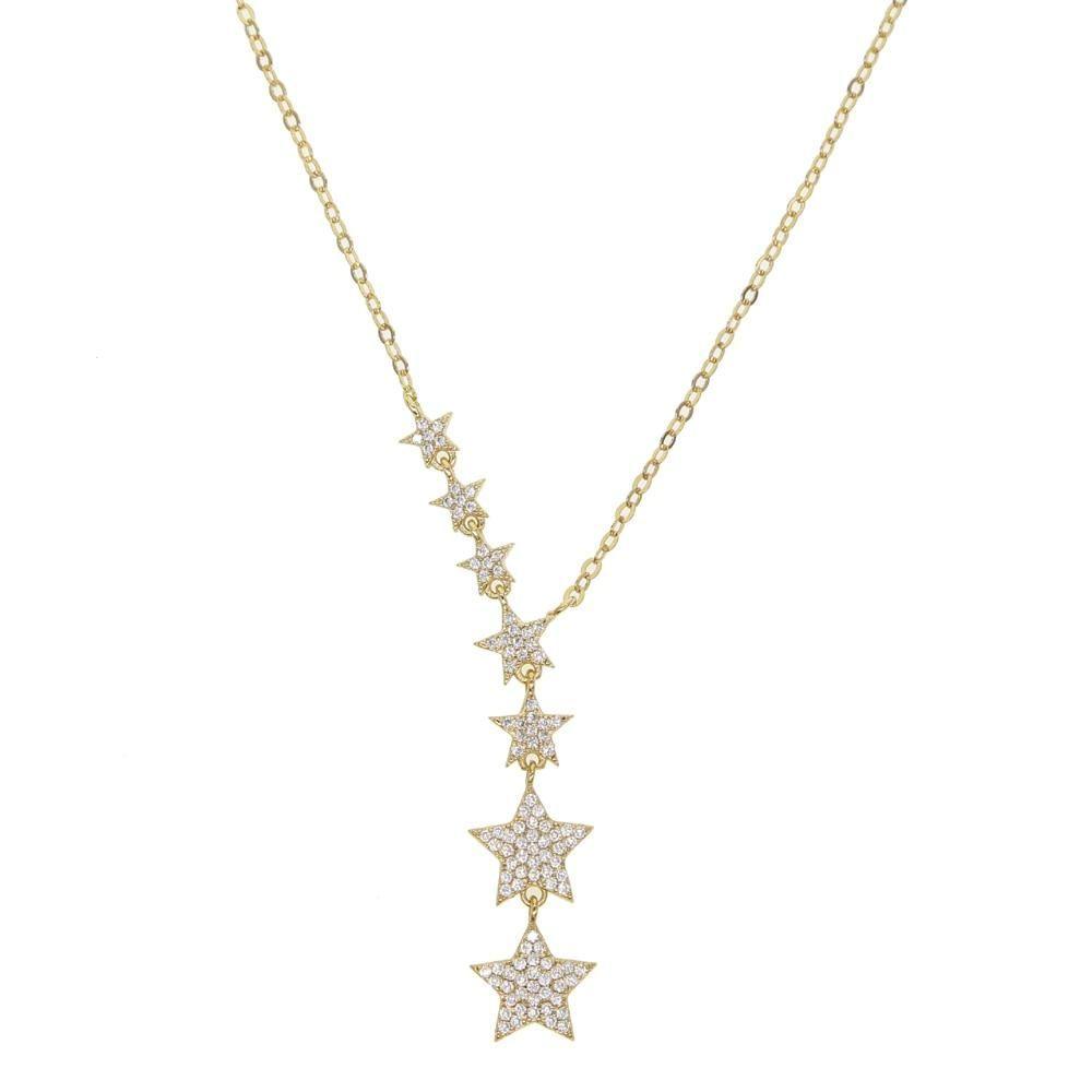 Fashion 7 Stars Necklaces Charm Jewelry - Touchy Style