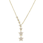 Fashion 7 Stars Necklaces Charm Jewelry - Touchy Style