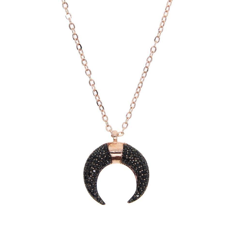 Fashion Black Moon Necklaces Charm Jewelry - Touchy Style