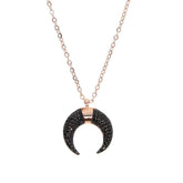 Fashion Black Moon Necklaces Charm Jewelry - Touchy Style .