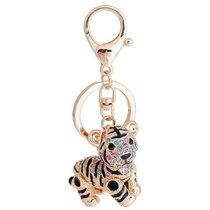 Fashion Lovely Tiger Unique Keychain 