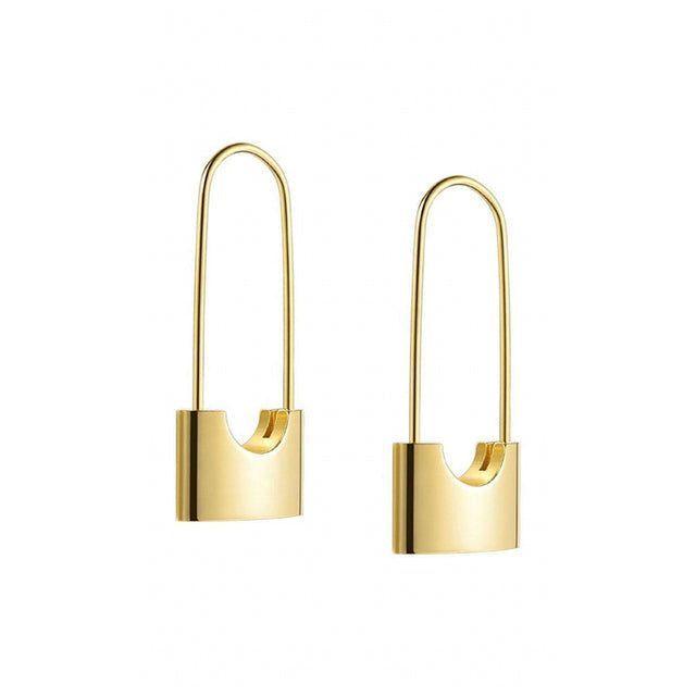 Fashion Metal Lock Unusual Earrings Charm Jewelry XYS0216 - Touchy Style