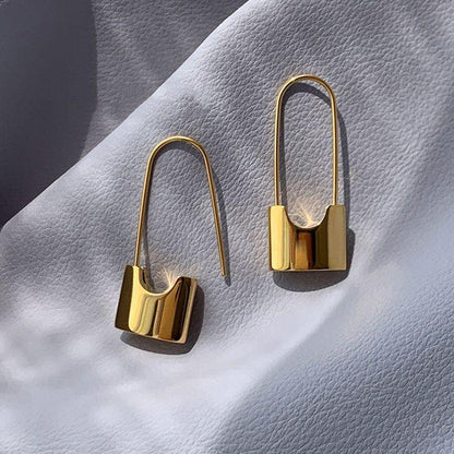 Fashion Metal Lock Unusual Earrings Charm Jewelry XYS0216 - Touchy Style