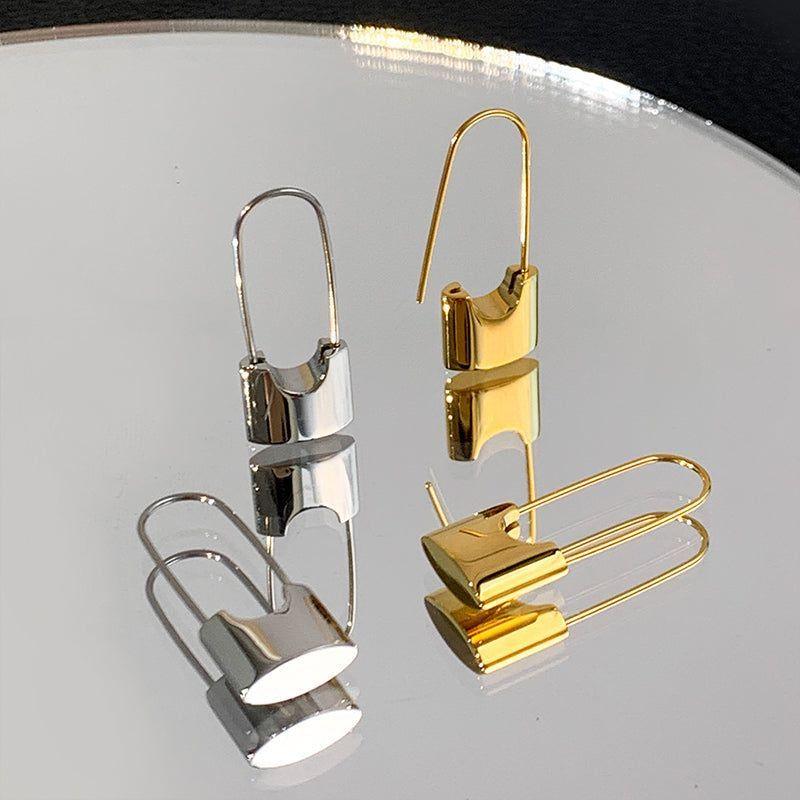 Fashion Metal Lock Unusual Earrings Charm Jewelry XYS0216 - Touchy Style