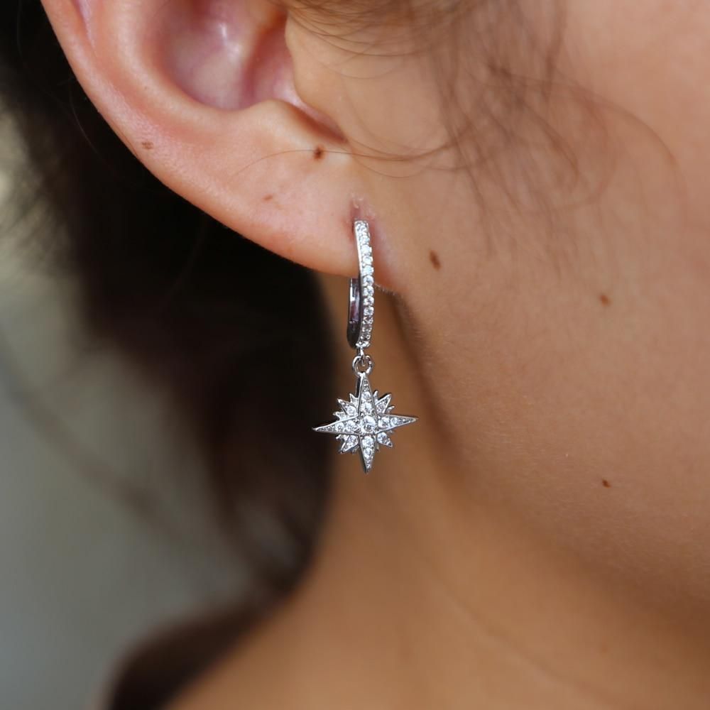 Fashion North Star Earrings Charm Jewelry - Touchy Style