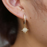 Fashion North Star Earrings Charm Jewelry - Touchy Style .