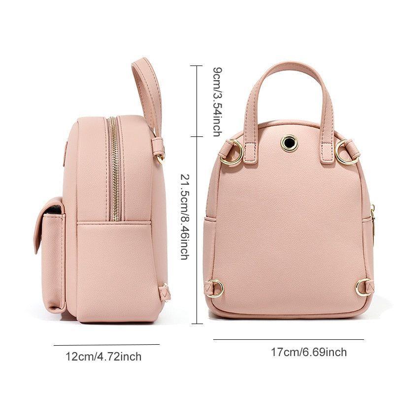 Fashion Women Cool Backpack Mini Multi-Function Small Backpack GCBKSS22 - Touchy Style