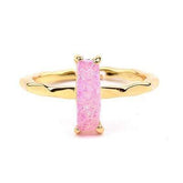 Finger Rings Charm Jewelry 32 Styles Natural Druzy Stone 