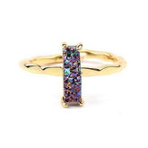 Finger Rings Charm Jewelry 32 Styles Natural Druzy Stone 