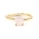 Finger Rings Charm Jewelry 32 Styles Natural Druzy Stone 