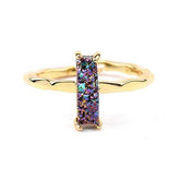 Finger Rings Charm Jewelry 32 Styles Natural Druzy Stone 