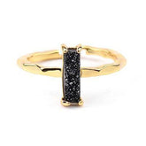 Finger Rings Charm Jewelry 32 Styles Natural Druzy Stone 