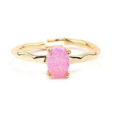 Finger Rings Charm Jewelry 32 Styles Natural Druzy Stone 