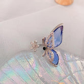 Finger Rings Charm Jewelry Flower Crystal Butterfly - Touchy Style .