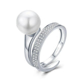 Finger Rings Charm Jewelry - Rounded Pearl - BOS33 - Touchy Style