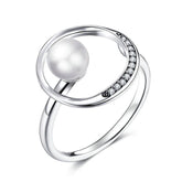 Finger Rings Charm Jewelry - Rounded Pearl - BOS33 - Touchy Style