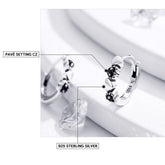 Forever Love 100% 925 Sterling Silver Earring Charm Jewelry - Touchy Style