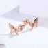 GC240 Butterfly Dream Stud Earrings - 925 Sterling Silver Charm Jewelry - Touchy Style .