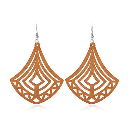 Geometric Big Dangle Earrings Charm Jewelry DS0425 - Touchy Style