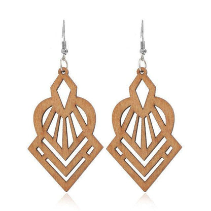 Geometric Big Dangle Earrings Charm Jewelry DS0425 - Touchy Style