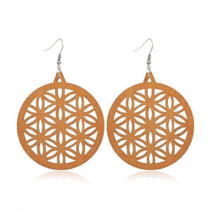 Geometric Big Dangle Earrings Charm Jewelry DS0425 - Touchy Style