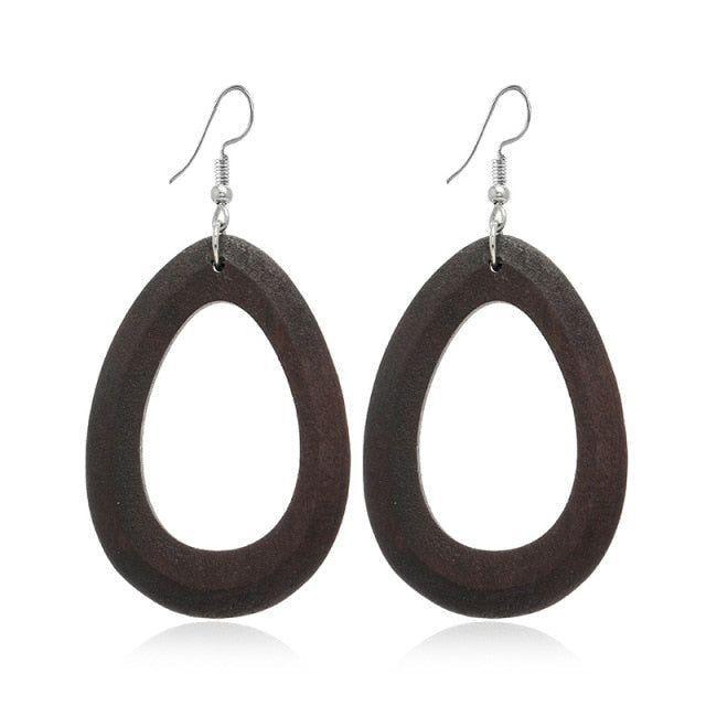 Geometric Big Dangle Earrings Charm Jewelry DS0425 - Touchy Style