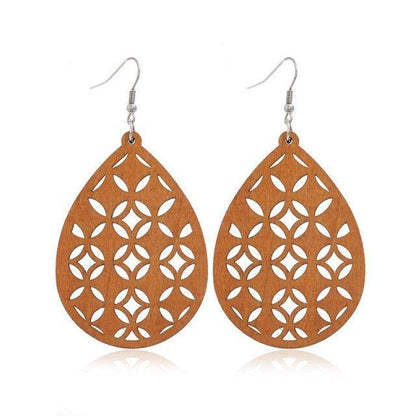 Geometric Big Dangle Earrings Charm Jewelry DS0425 - Touchy Style